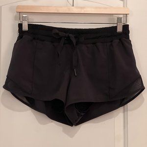 Lululemon Black Classic Hotty Hot tie Shorts (Old Style/Discontinued)